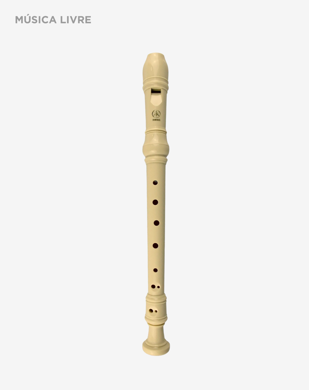 Flauta Doce Yamaha Soprano Barroca Yrs24b Original Com Capa