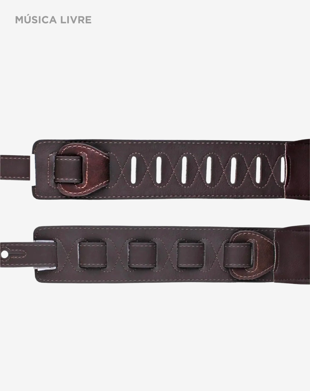 Correia Classic Basso para baixo e guitarra - marrom