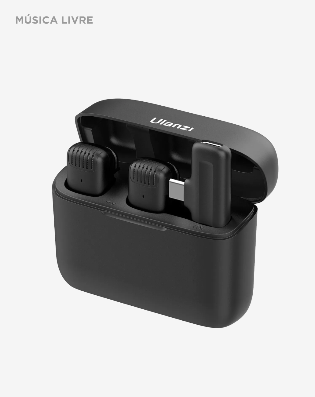 Microfone Ulanzi J12 Wireless Lapela