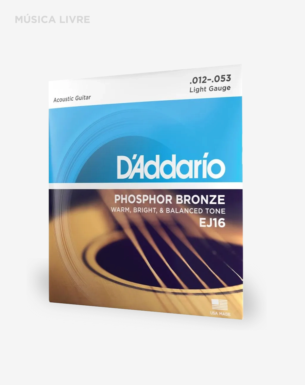 Acordoamento D’Addario para violão