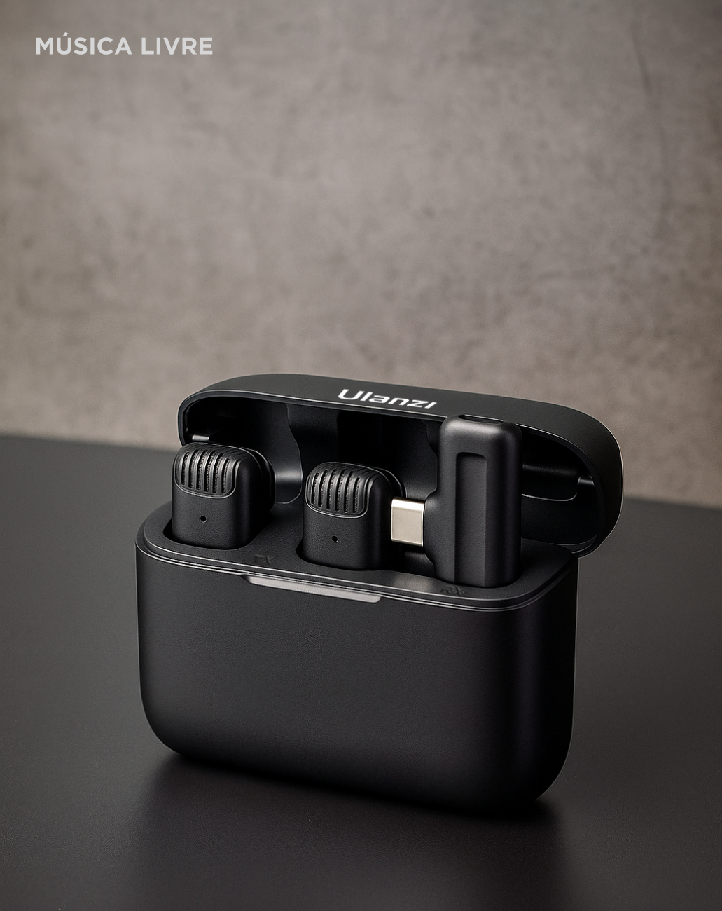 Microfone Ulanzi J12 Wireless Lapela