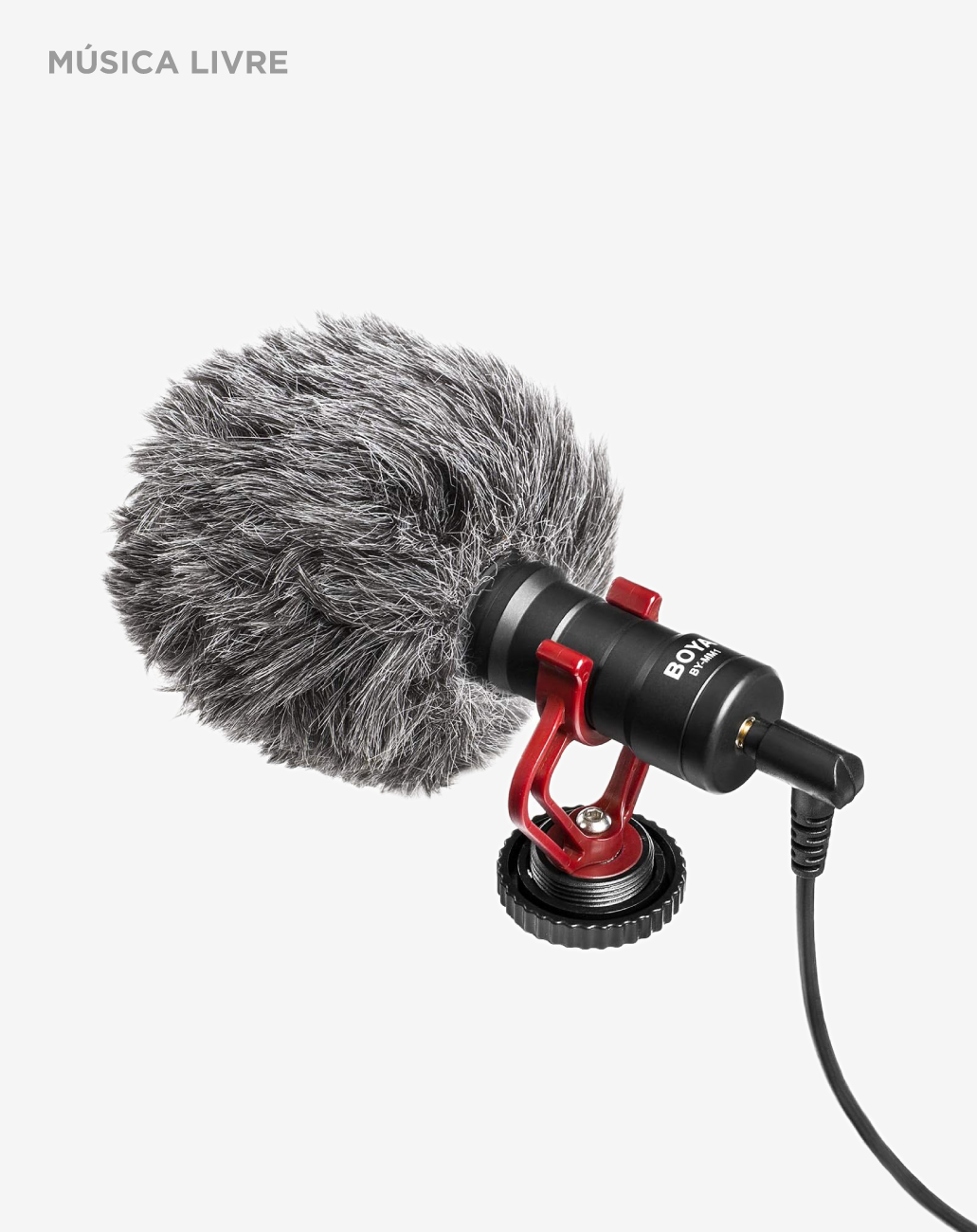 Microfone Boya BY-MM1 Condensador Cardioide Preto