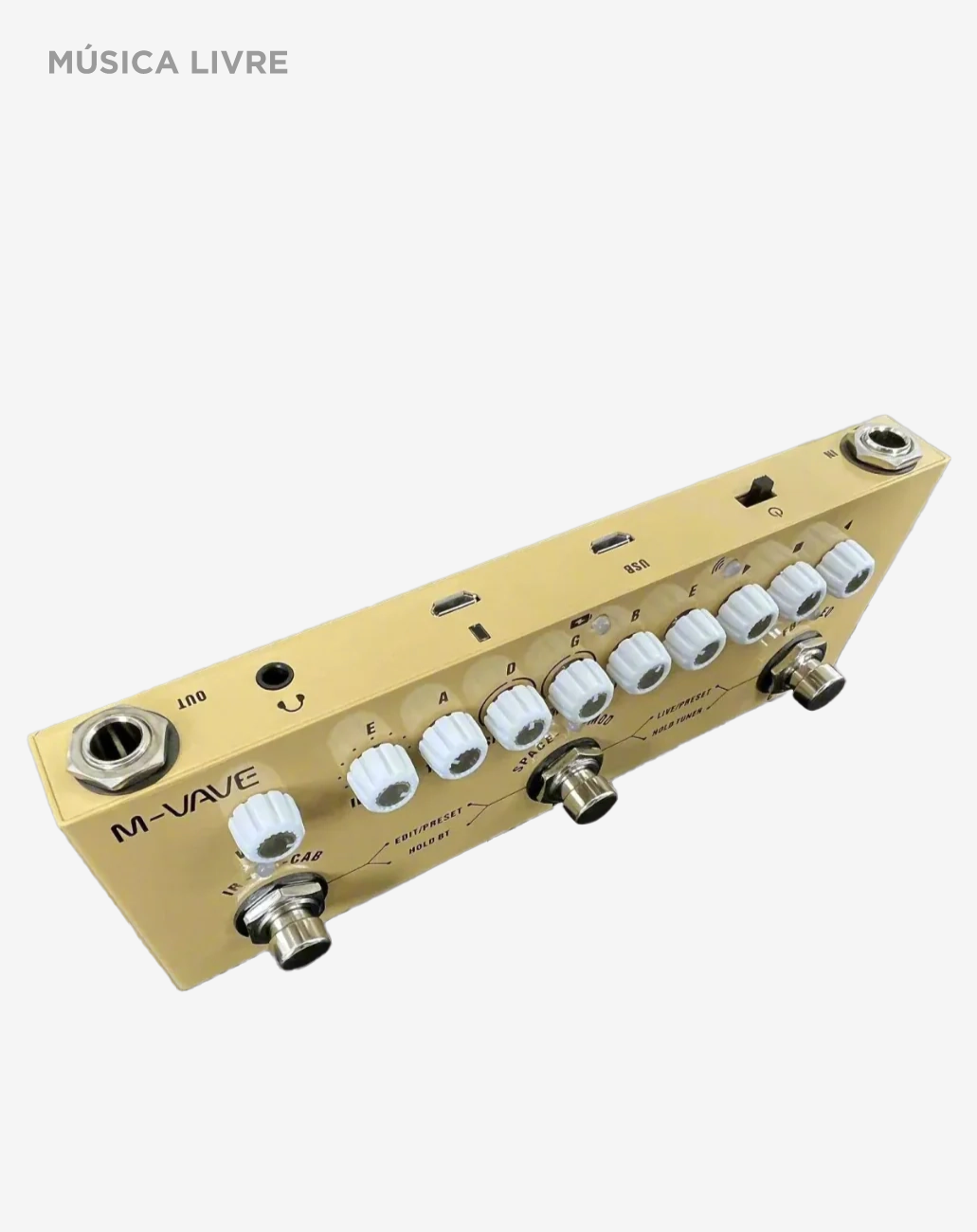 Pedal de Efeito M-Vave Cube-Baby AC para Violão