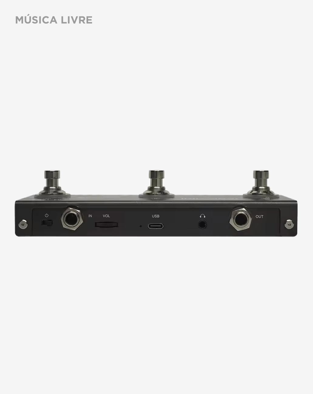 Pedaleira M-Vave Tank Mini Para Guitarra e Contrabaixo