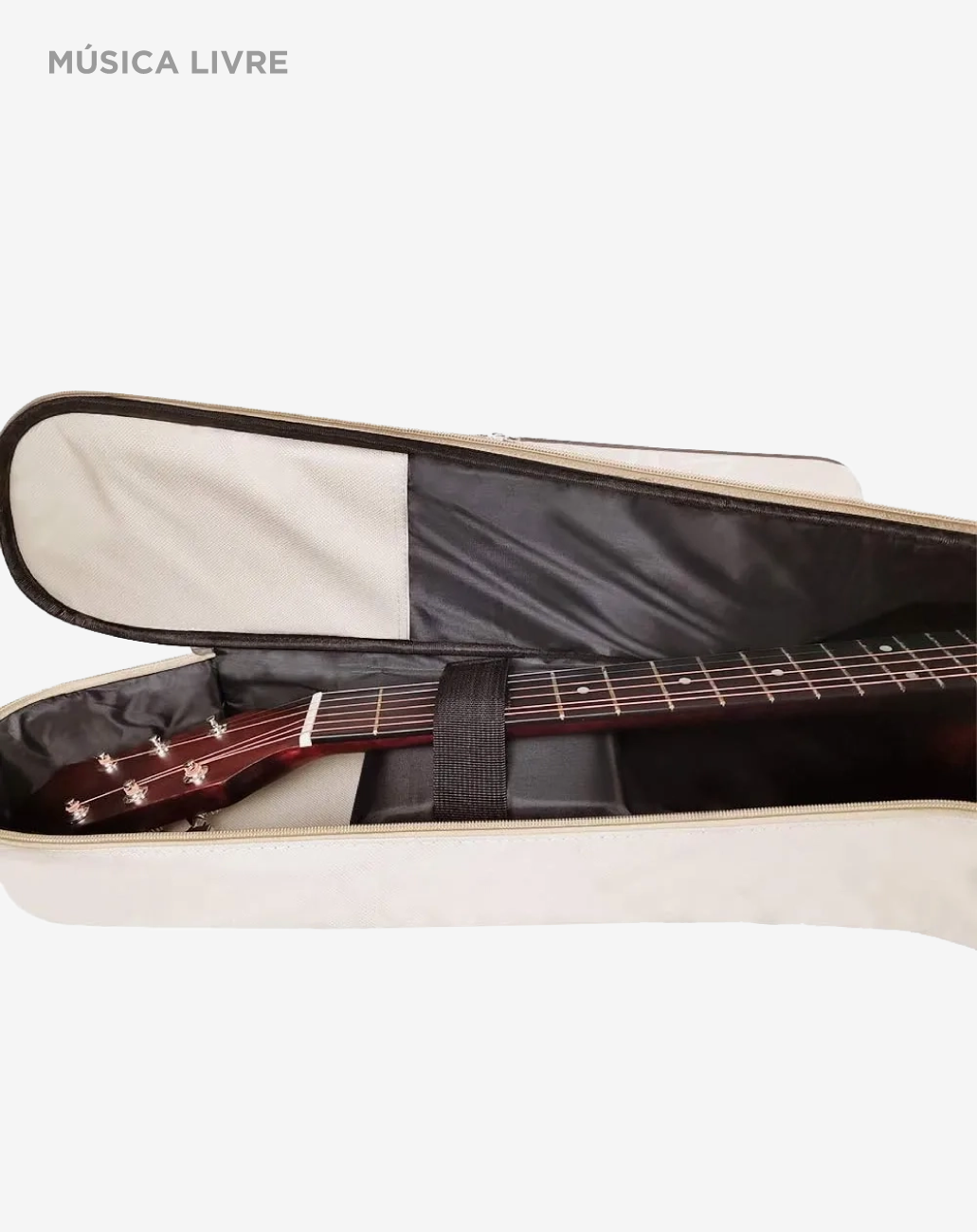 Capa para violão à prova d'água com acolchoamento