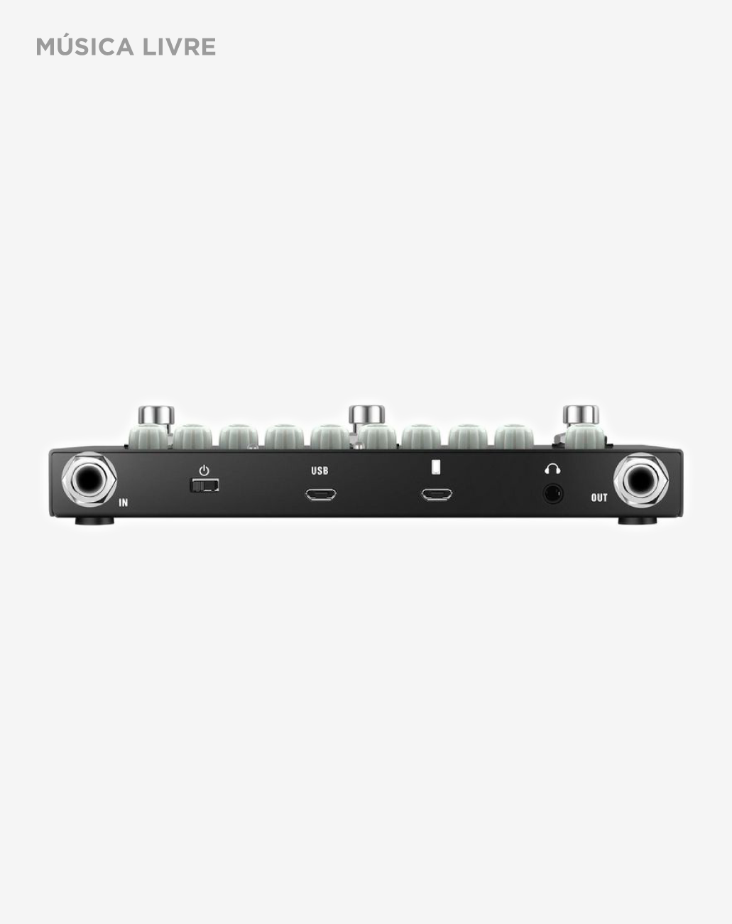 Pedal De Efeito M-Vave Cuvave Cube Baby Multifuncional Guitarra